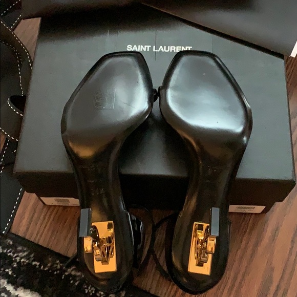 SOLD AUTHENTIC YSL Opyum Heels 85mm BRAND NEW - Picture 3 of 5